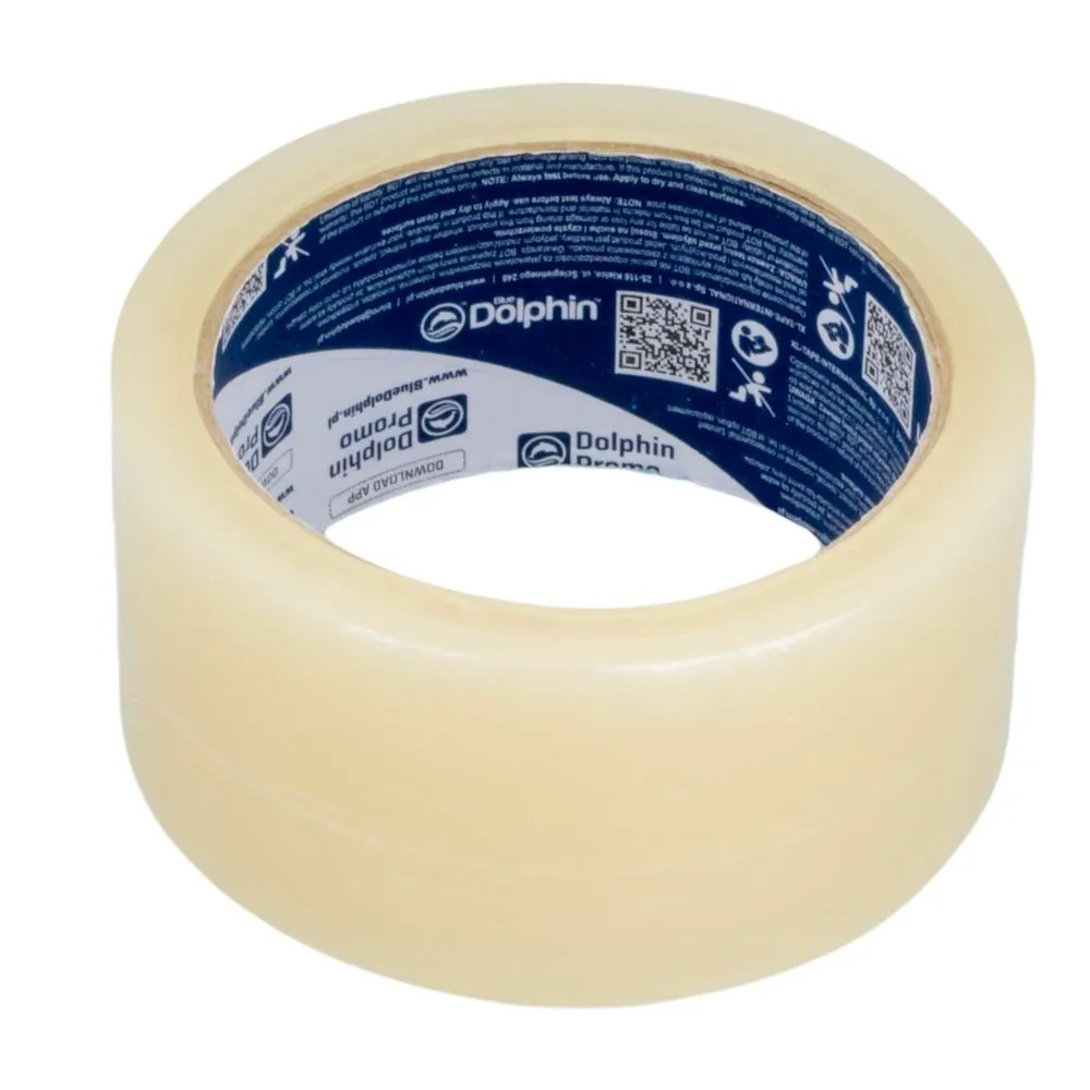 Blue Dolphin Liitosteippi kirkas 48 mm x 20 m PE-kalvoille UV