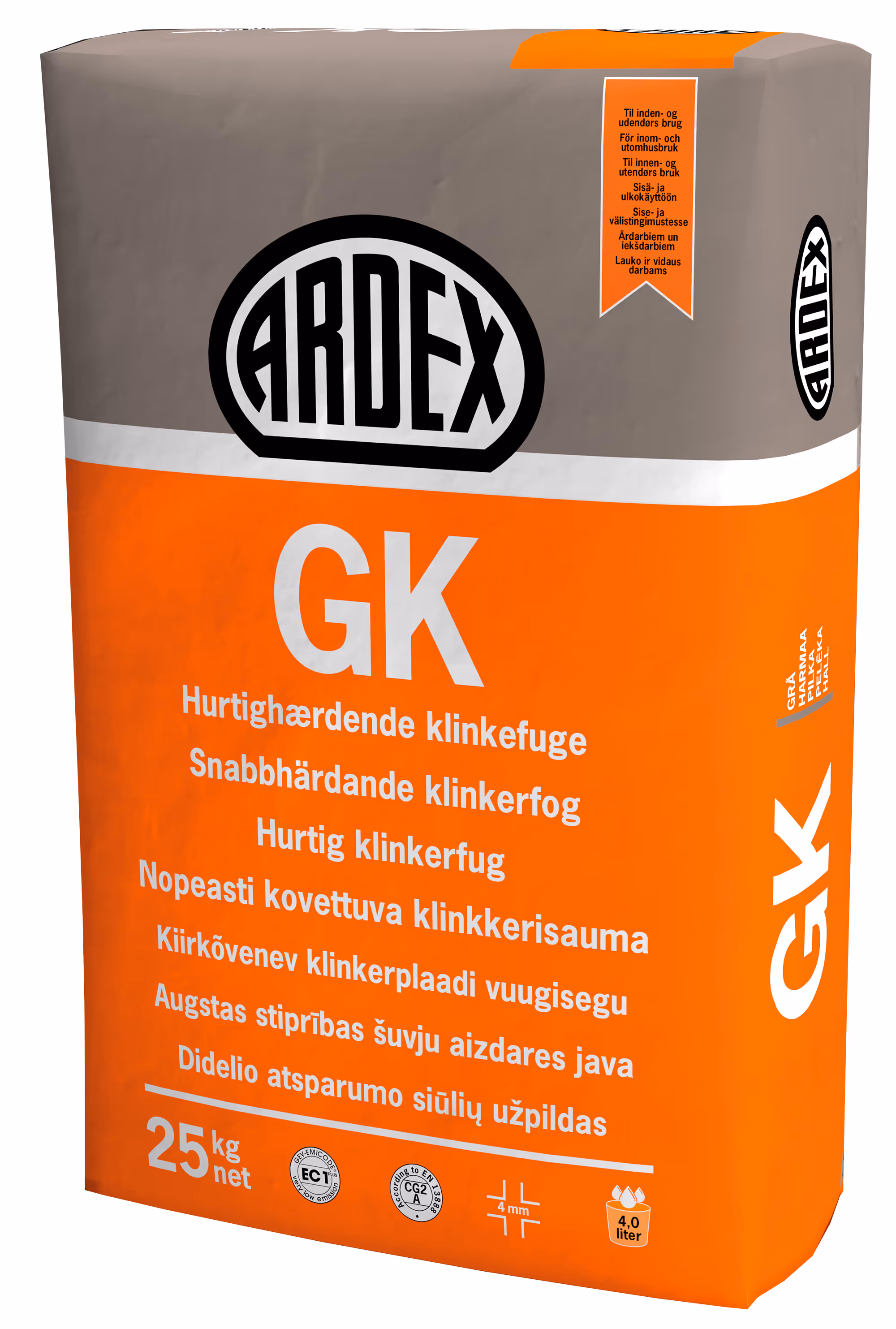 Saumauslaasti ARDEX GK harmaa 25kg 1