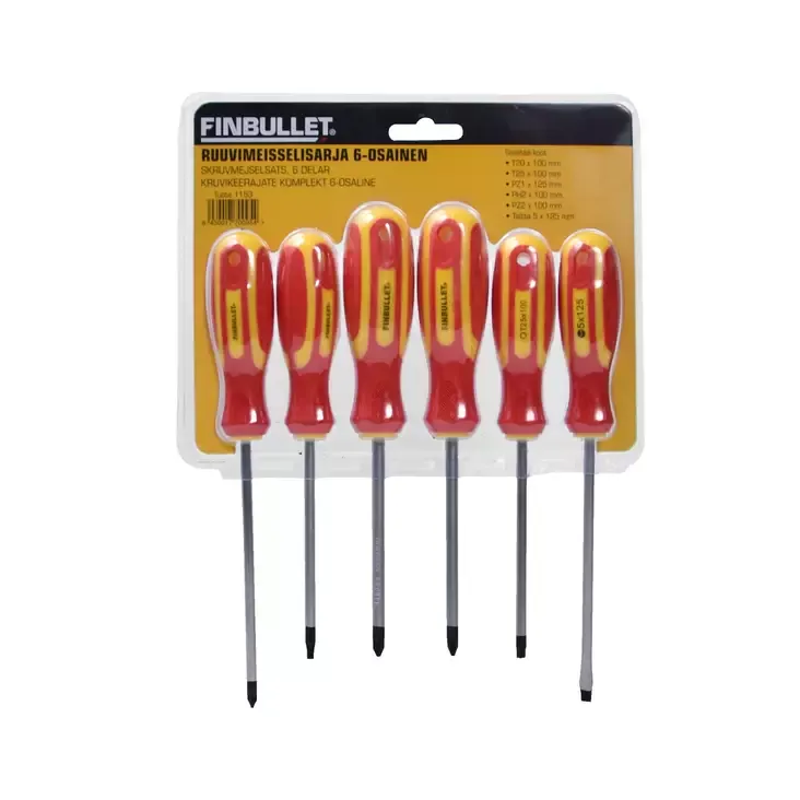 Finbullet Ruuvimeisselisarja 6-os