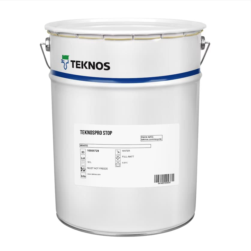 Teknospro Stop eristyspohjamaali 16l valkoinen