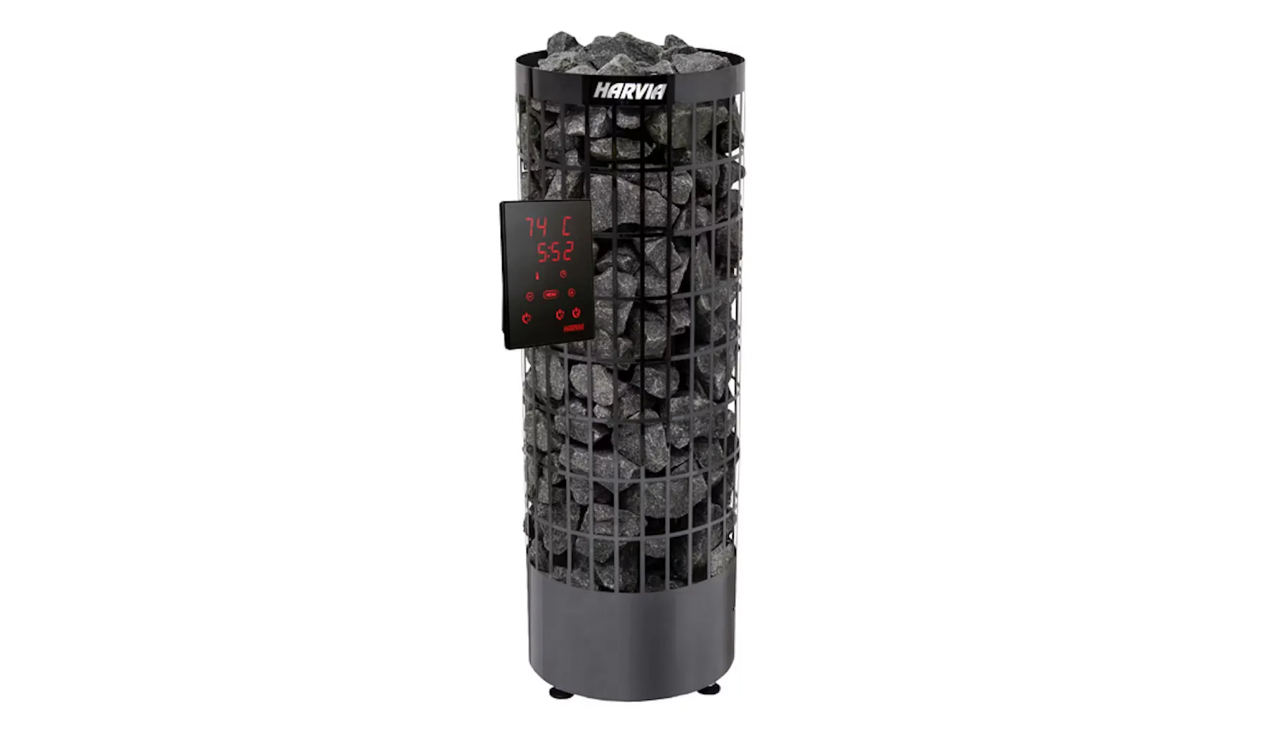 Sähkökiuas Harvia Cilindro XE 9,0kW Black Steel PC90XE