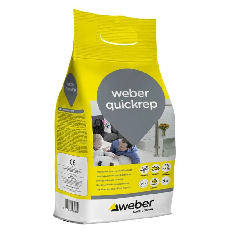 weber quickrep Nopea korjaus- ja täyttötasoite 5 kg