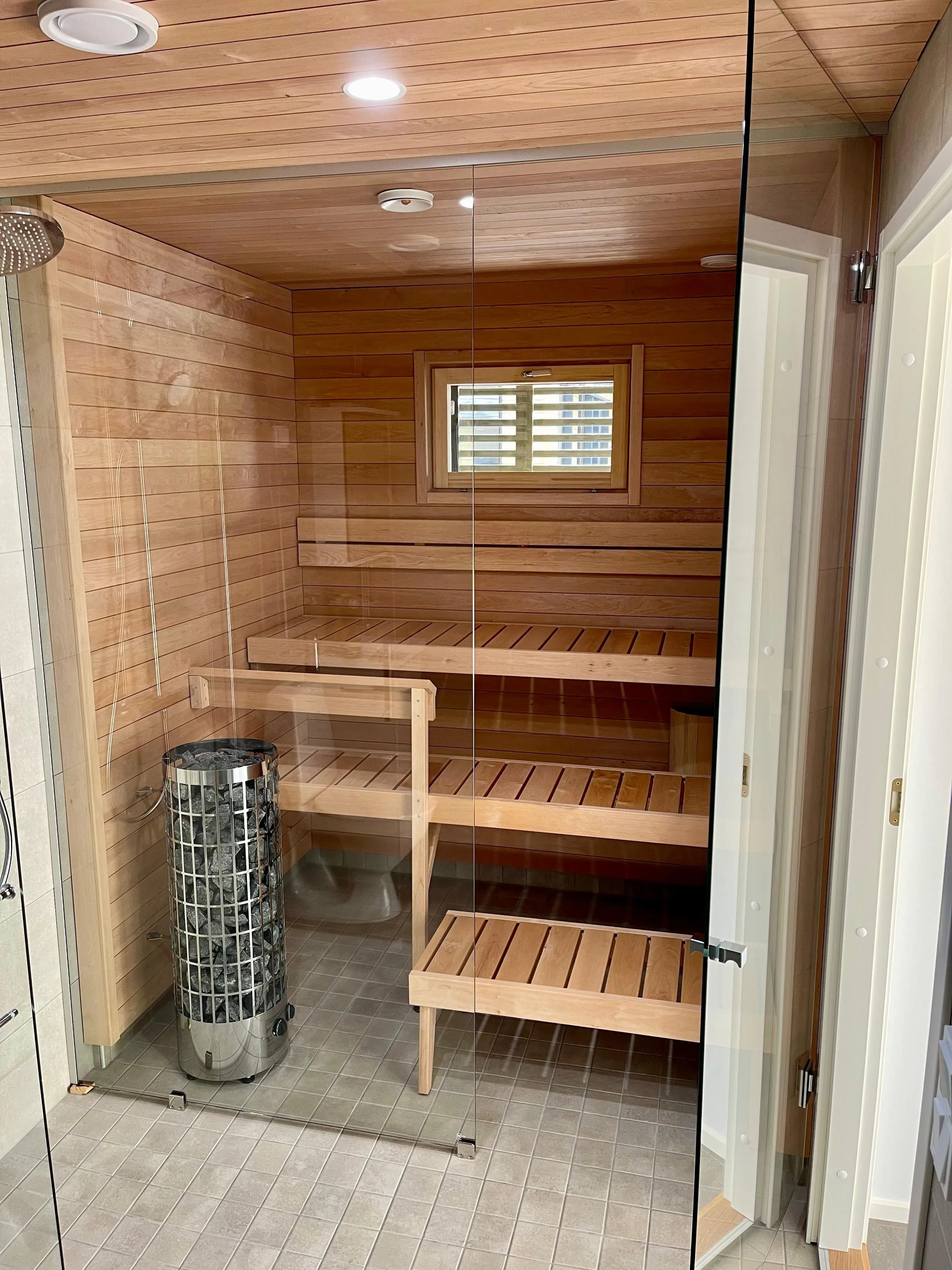 TAIGA Sauna Laudepaketti tervaleppä